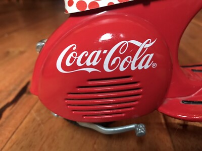 COCA COLA LIMITED EDITION DIE CAST RED MODEL PEDAL VEHICLE SCOOTER