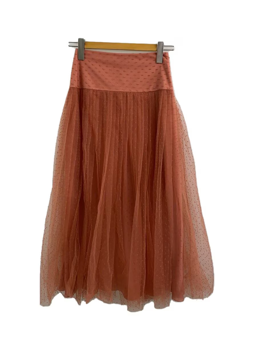 Christian Dior Tulle Lace Skirt, Size 34, Nylon, Pink, 841J50A8810