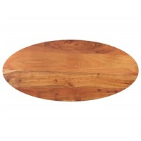 Tischplatte 90X40X2,5 Cm Oval Massivholz Akazie