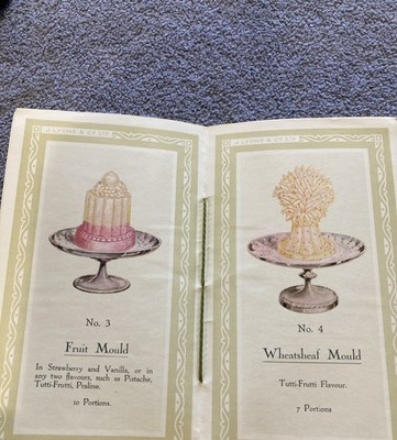 1925 Maison Lyons Ice Cream & Its Value In The Home Cadby Hall Booklet England