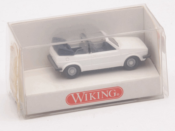 Wiking 04601 Volkswagen VW Golf Cabriolet Weiß 1:87 In OVP - NEU-image