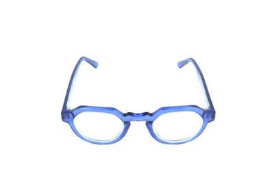 Muse Sky High Grbr Blue Geometric Eyeglasses Frames 45-23-145