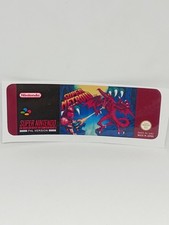 SUPER METROID (UKV) SUPER NINTENDO / SNES replacement label