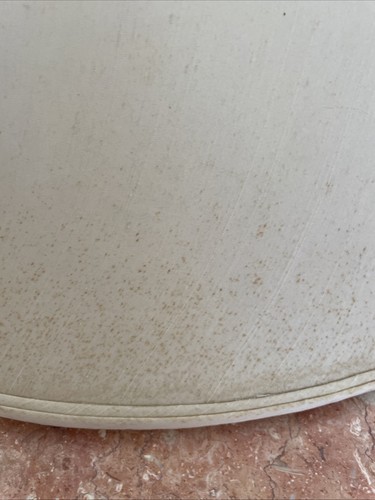 Cut Corner Inverted Square Lamp Shade Ivory Fabric - Picture 3 of 11