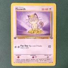 The Pokémon Company 1st Edition Meowth Jungle 56/64 Common 1999