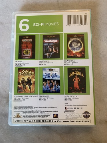 SOLAR BABIES / SPACE CAMP / HACKERS / WAR GAMES & DEAD CODE / ALIEN FROM LA DVD - Picture 2 of 2