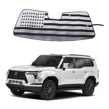 Car Windshield Sun Shade Fit Compatible with Le-xus GX 550 2024-2025 Grey