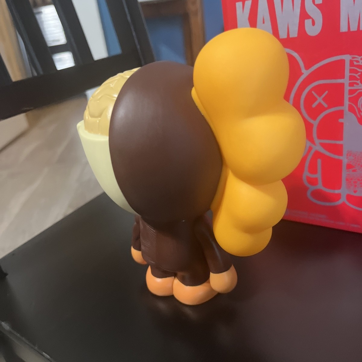 KAWS MILO Dissected A Baby Ape Fake BAPE Baby Milo Brown Vinyl