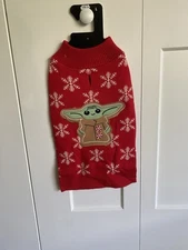 Star Wars Christmas dog sweater Mandalorian large
