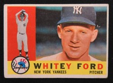 1960 Topps #35 Whitey Ford Baseball Card VG-