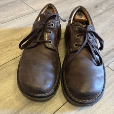 Men's Dr Martens Brown Leather 12079 Air Cushion Sole Oxford Shoes Size 11-FLAW