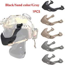 Universal Tactical Foldable Arm Caiman Bump Mandible Guard Helmet Rail New
