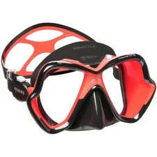 X Vision Ultra Liquidskin Scuba Diving Mask Black Red Comfortable Fit Lightwe...