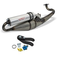 Auspuffanlage LeoVince Hand Made TT Mit Zulassung FüR Yamaha Aerox 50 1998-2013