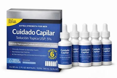 Solución tópica al  5% para cuidado del cuero cabelludo   PRODUCTO ORIGINAL!