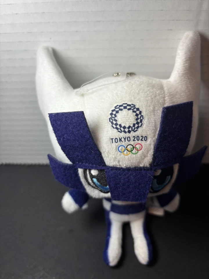 Sega Tokyo 2020 Olympics Miraitowa Mascot Small Plush Keychain - Image 3 of 4