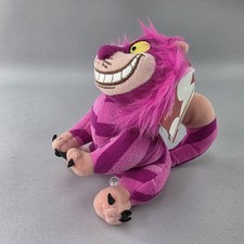 Cheshire Cat Plush Disney Store Bendable Alice In Wonderland 7" X 6" NEW