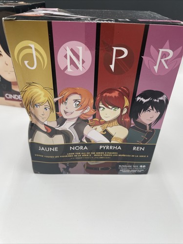 RWBY MCFARLANE ROOSTER TEETH FIGURES EMERALD, CINDER, NORA, AND JUANE ...