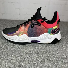 Nike PG 5 Paul George Crimson Multi Color CW3143-600 Men’s Size 10 Basketball