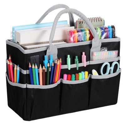 Lightweight Waterproof Craft Tote Bag Organizer Compartments Daily Travel