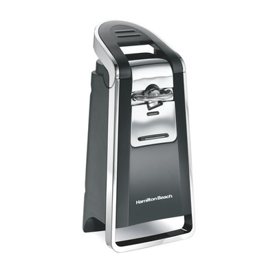 Hamilton Beach Smooth Edge Electric Can Opener, One-Touch, Hands-Free, Black & S