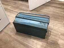 Ital Large 5-section Blue Metal Tool Box