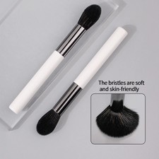 2PCS soft makeup brush, blush brush, highlight brush, loose powder brush, multi-
