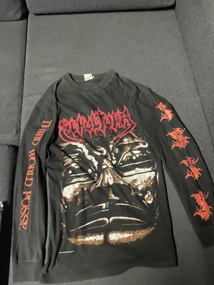 SEPULTURA Vintage Long Sleeve T-shirt ''Third World Posse'' Tour '92