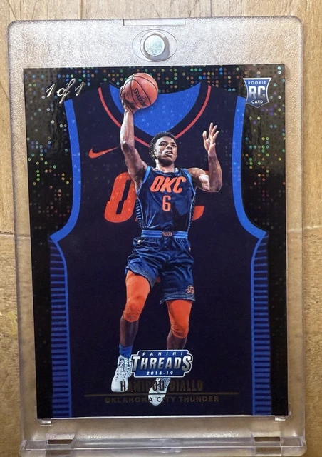 2018 Panini Threads Hamidou Diallo #205 Rookie Premium Black 1/1 💎 True 1/1!