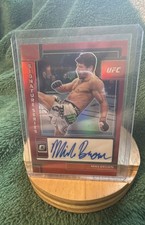 2023 Panini Donruss Optic UFC - Signature Series Mike Brown Red Prizm /199