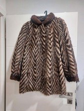 Vintage Echtpelz Jacke Nutria (Biberratte) Gr. 44 – 60er Jahre – Original