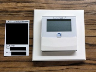 Homematic IP Temperatur & Luftfeuchtigkeitssensor innen HmIP STHD 150180A0 Top