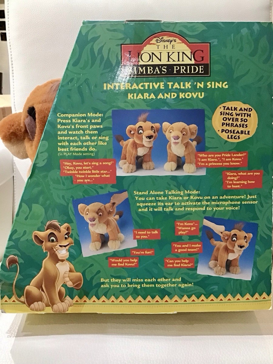 VTG Lion King II Simbas Pride Interactive Talk 'n Sing Kiara