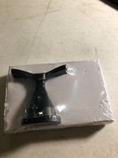 Delta Stryke Double Towel Hook, Matte Black, Model 77638-BL