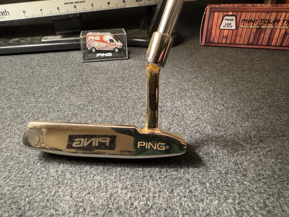 Ping Anser 2 Putter Patent Pending Nice Gold Plated Japan Version - Image 2 of 4
