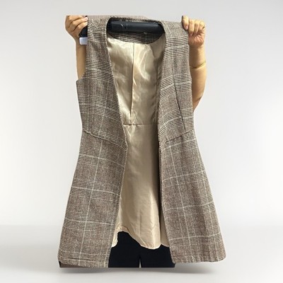blazer vest mini dress Freya Vest Mini Dress In Orchid White
