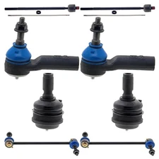 Mevotech Supreme Front Inner Outer Tie Rod Ends Sway Bar Kit for Mustang 2010