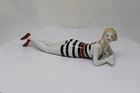 Art Deco-German Style Figurine Bathing Beauty Sexy Art Nouveau Style Porcelain