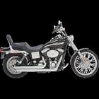 Vance & Hines Big Shots Staggered Chrome Exhaust Harley 91 05 Dyna FXD FXDL FXDX