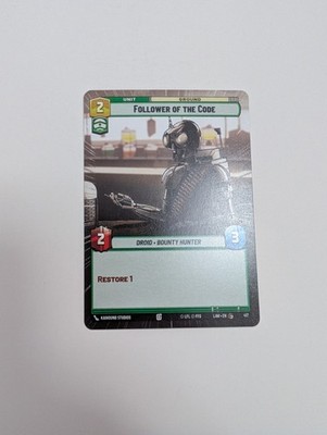 Star Wars: Unlimited - Follower of the Code (Hyper) - A Lawless Time NM/M Cond
