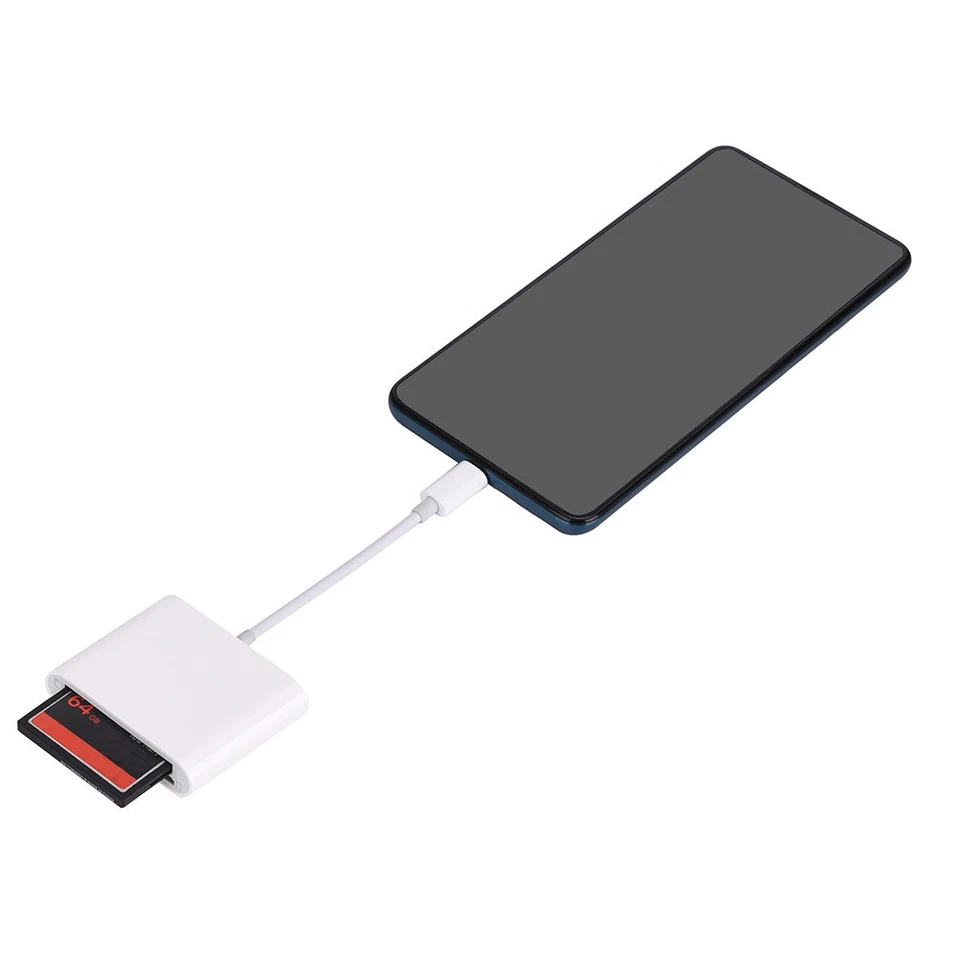 Card Reader for Memory Compact Flash Computer Converter USB Adapter - Bild 2 von 4