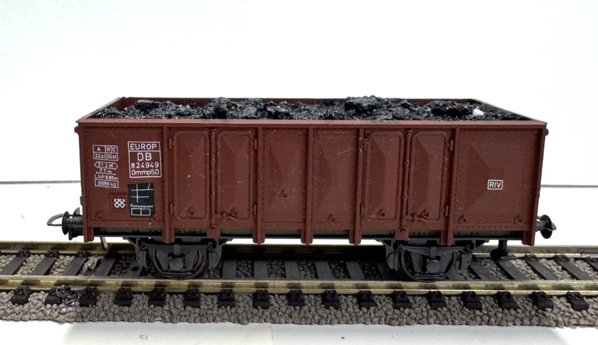 Lot 6 Wagons HO Roco - Citernes, Tombereaux, Plat, Nettoyeur Voie - Époque 4