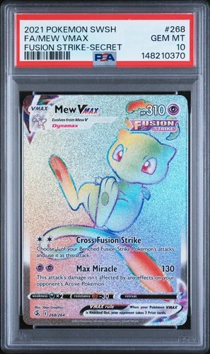 Fusion Strike Mew VMAX Fusion Strike Mew VMAX #269 Rainbow Rare