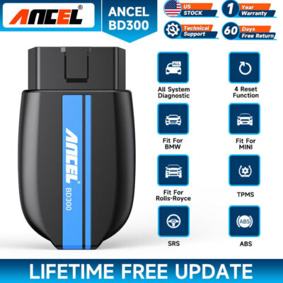 ANCEL BD300 Fit for BMW OBD2 Scanner Car Diagnostic Tool EPB CBS ETC ABS Battery