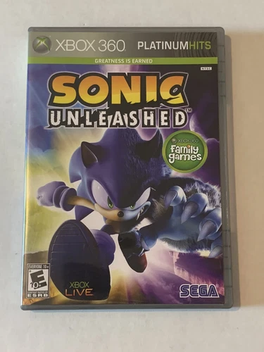 Sonic Unleashed (Microsoft Xbox 360, 2008) Complete