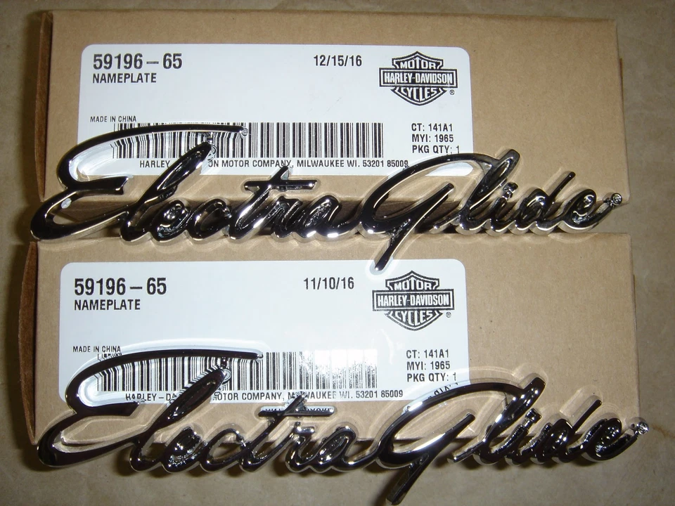 Harley Davidson OEM Front FL PAR de Fender Trim Electro Glide 59196-65 Frete Grátis - Imagem 2 de 4