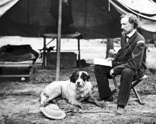 New Civil War Photo: Union General George Armstrong Custer with Dog - 6 Sizes!