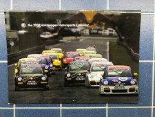 Genuine Vw Original 2002 Volkswagen Motorsports Calendar