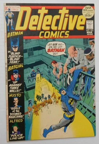 DETECTIVE COMICS #421 -Batman & Batgirl - Adams Cover- DC 1972 VF+ Vintage Comic
