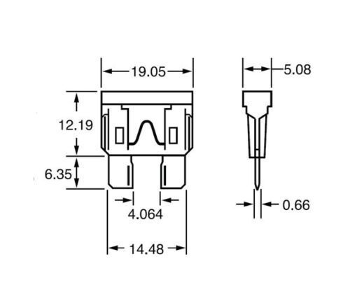 50er-Pack 35 AMP ATC/ATO STANDARD reguläres SICHERUNGSBLATT 35A AUTO LKW BOOT MARINE WOHNMOBIL - Bild 2 von 3